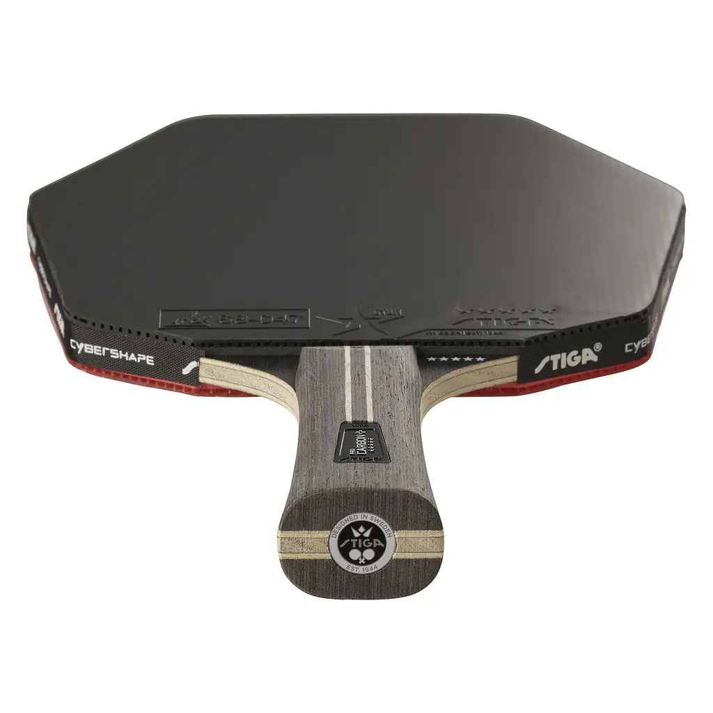 Ракетка для настільного тенісу Stiga Pro Carbon Plus Cybershape 5 Star FL (1215-0401-35) - фото 4