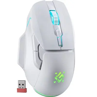 Комп'ютерна мишка Defender Stix GM-009 LED Wireless White (52009) - фото 4