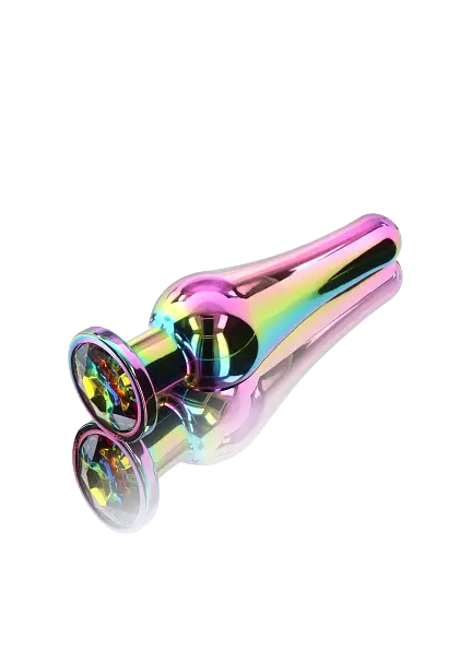 Анальна пробка Toy Joy Medium Twilight Bum Bijou, 8.5х3.3 см, різнокольоровий - фото 5