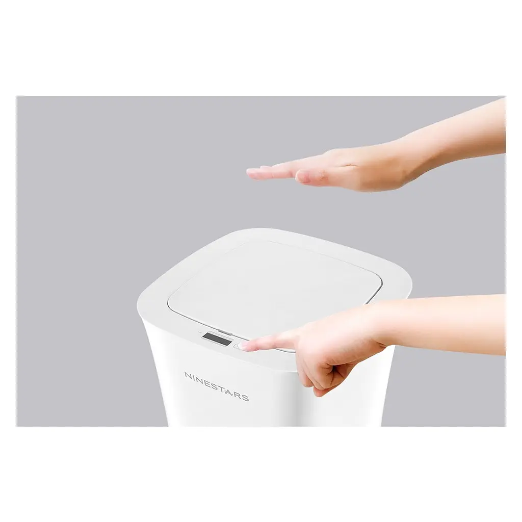 Контейнер для сміття Xiaomi Ninestars Waterproof Induction Trash White (DZT-10-11S) - фото 3