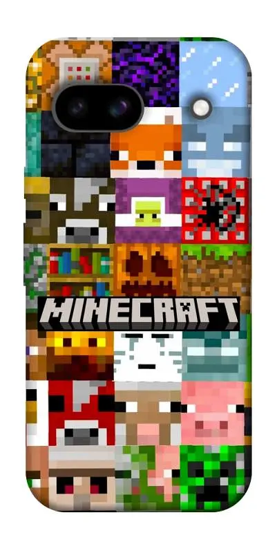 Чохол Demsky Minecraft collage для Google Pixel 8a