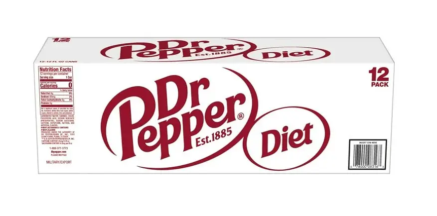 Газований напій Diet Dr Pepper 355 мл (пошкоджена банка) - фото 3