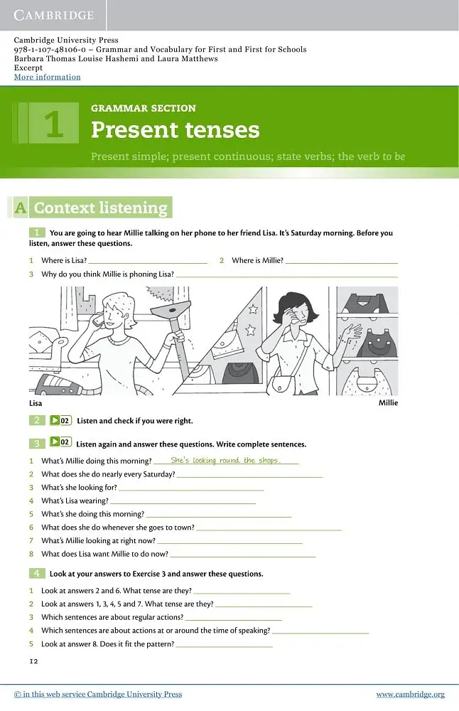 Cambridge Grammar and Vocabulary for First and First for Schools with Answers and Downloadable Audio - фото 2