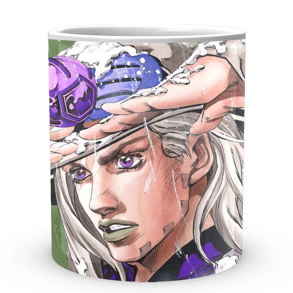 Кружка GeekLand JoJo's Bizarre Adventure Невероятные приключения ДжоДжо:Гонка стальной шар JJSBR 01 330 мл белая - фото 2