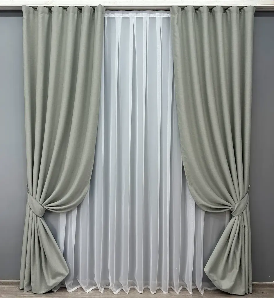 Комплект штор VR-Textil Eclipse блекаут 2 шт 150x270 см сатин (1790ш) - фото 2