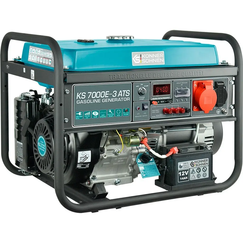 Генератор бензиновий Konner&Sohnen KS 7000E-3 ATS [134960] - фото 3