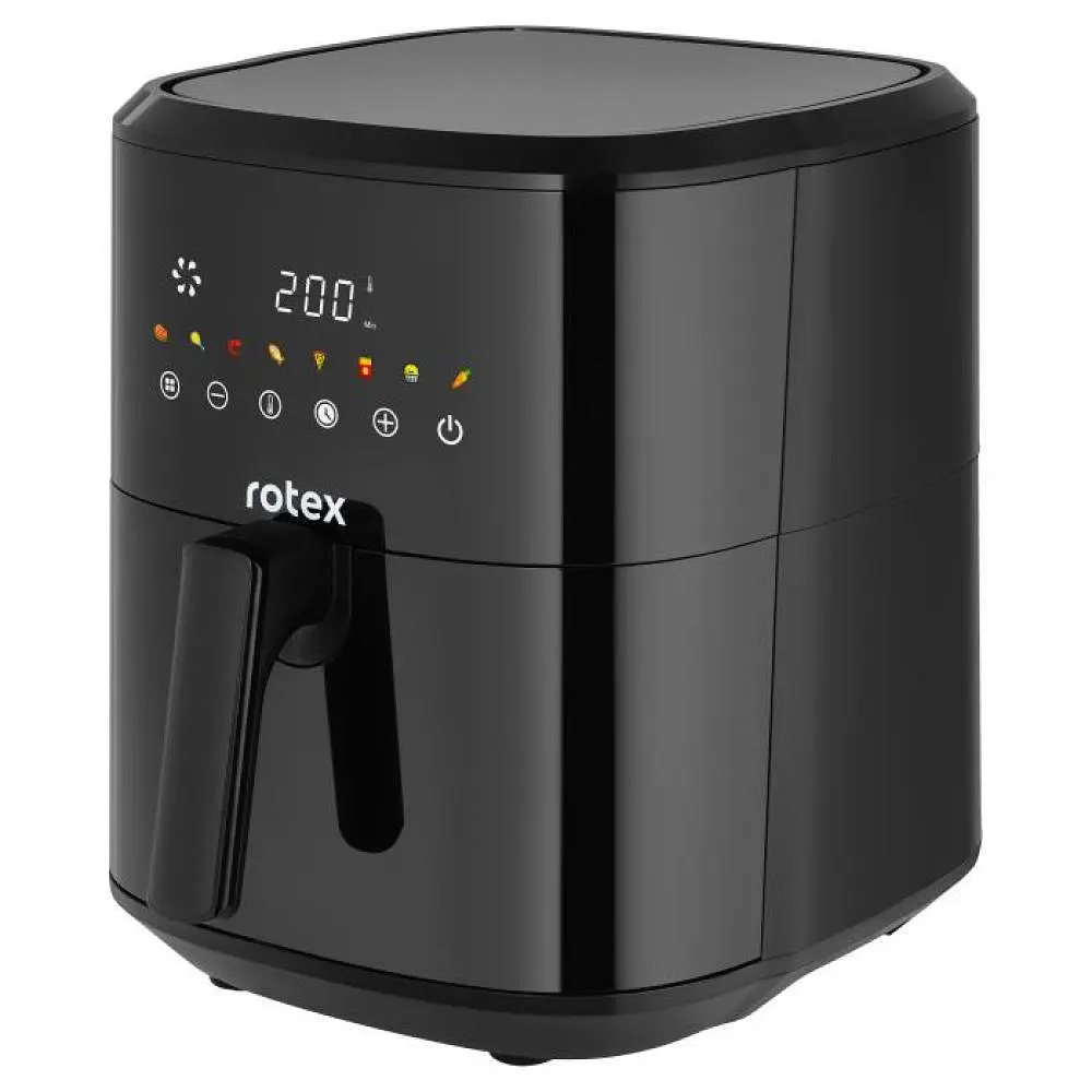 Аерофритюрниця Rotex ROM650-XL MultiFry електрична 6.5л Чорний 1700 Вт - фото 2