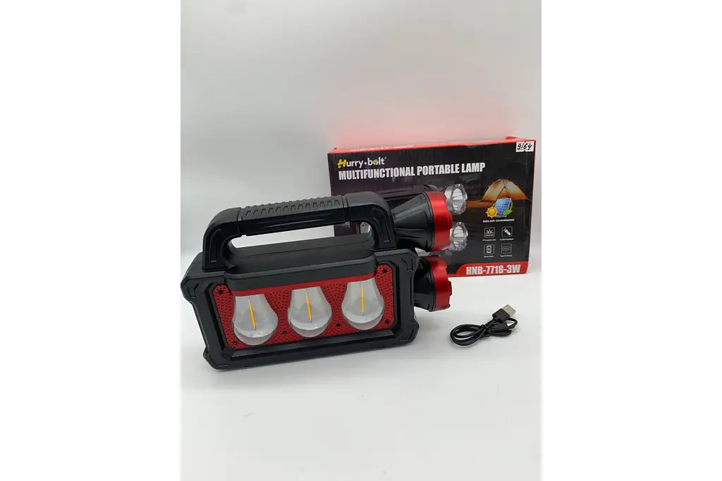Ручний ліхтар Hurry Bolt Multifunctional Portable Lamp HNB-7718-3W - фото 7