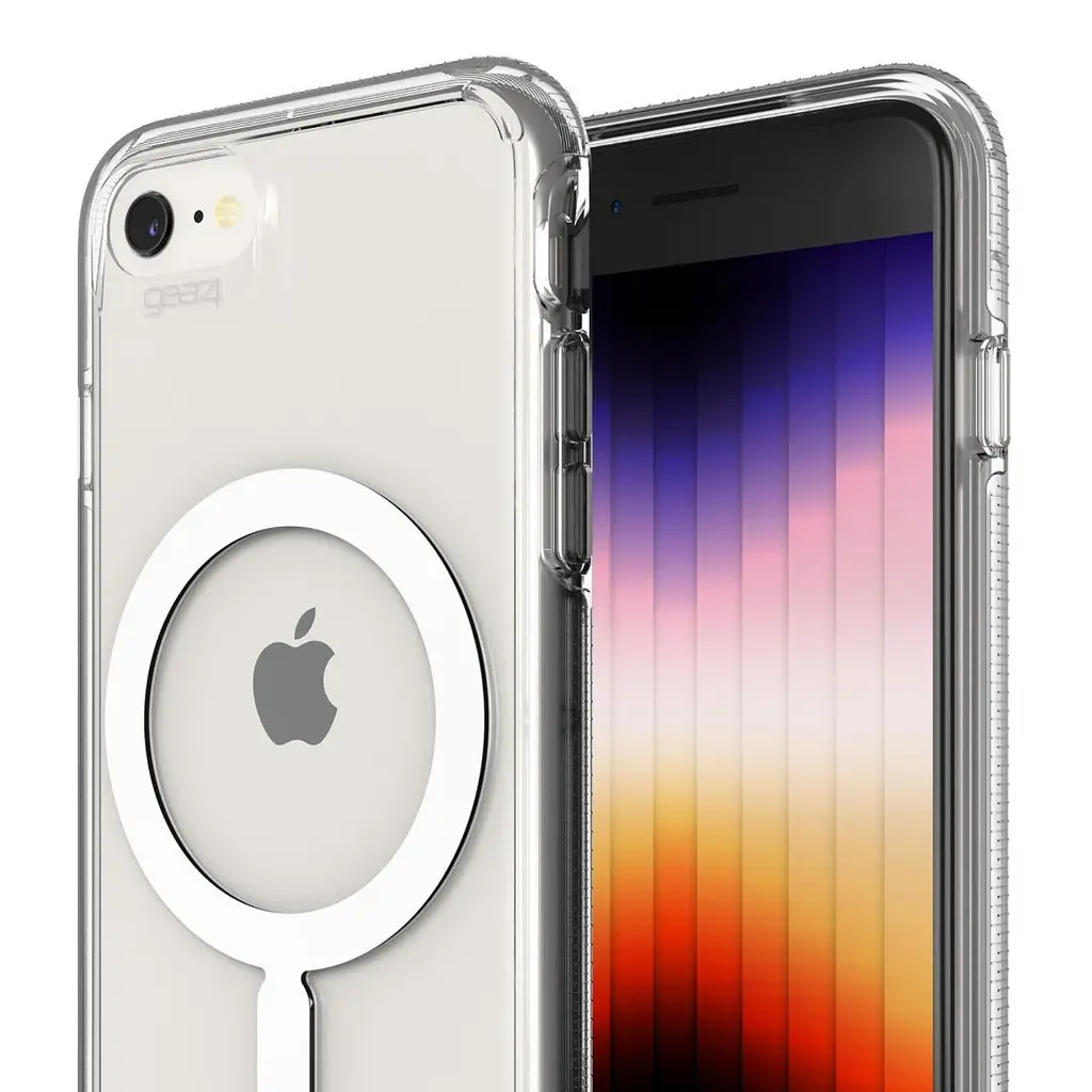 Чохол прозорий протиударний Gear4 Crystal Palace MagSafe для Apple iPhone iPhone 7/8/SE 2020/2022 - фото 4