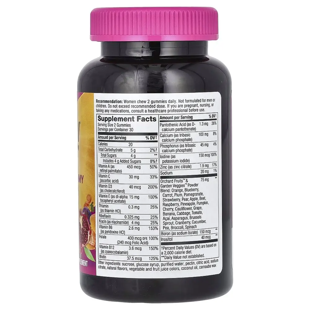 Комплекс для здоров'я жінок Nature's Way Alive! Women's Gummy, 60 желейок - фото 2