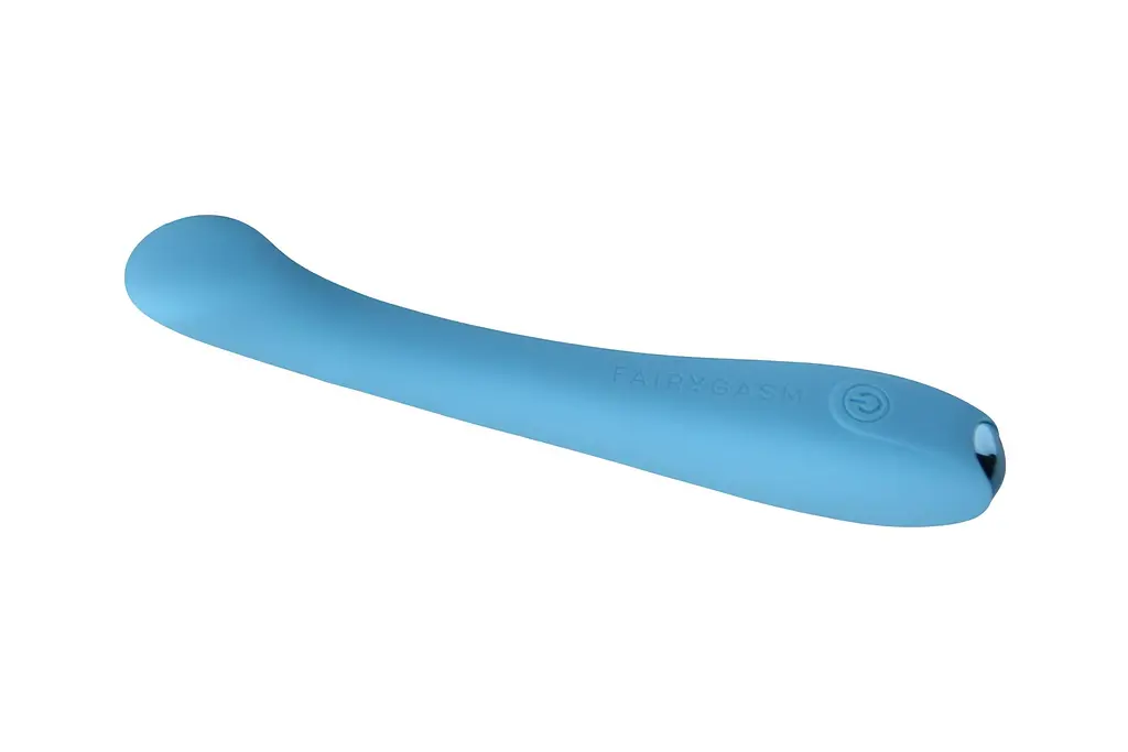 Вібратор FairyGasm MerryWand 17.5 см блакитний - фото 7