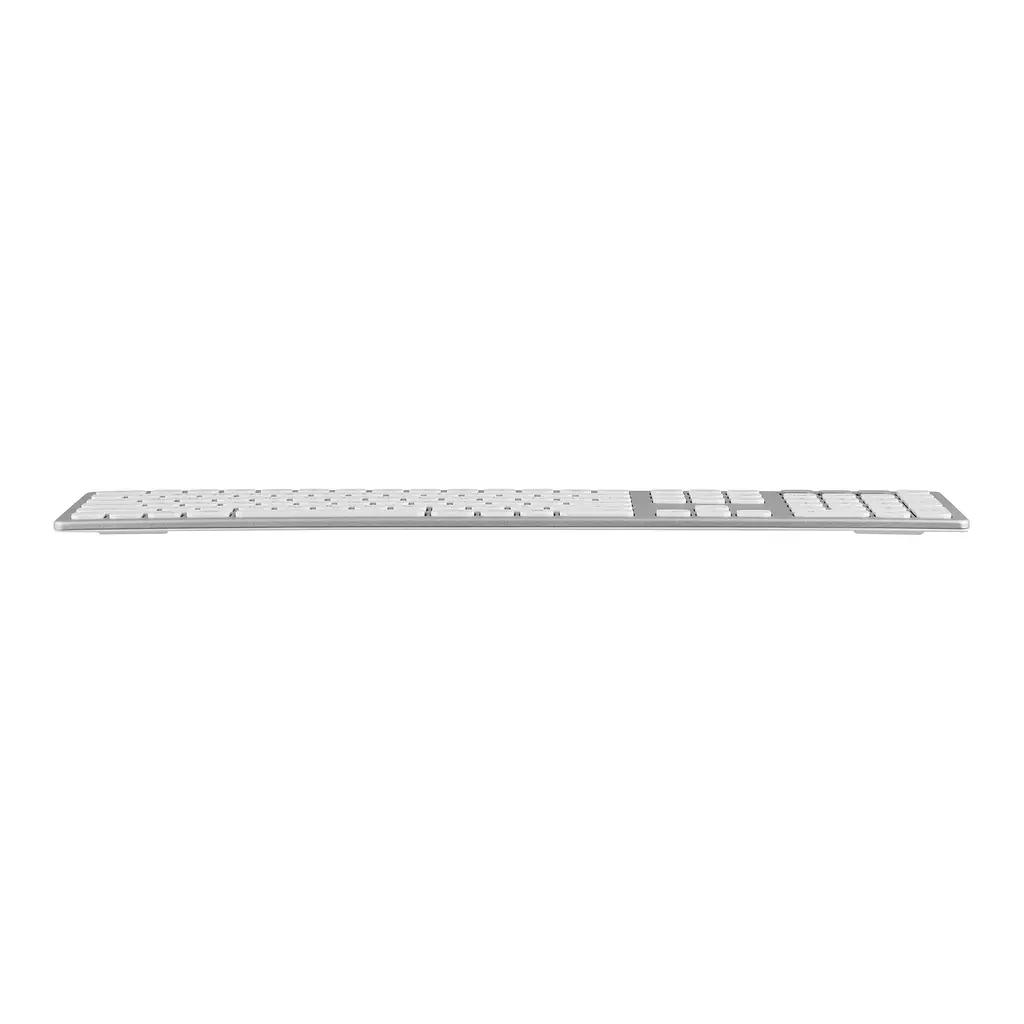 Клавіатура ножицьна бездротова 2E KS-270 Silver-White, 109key, WL/BT, EN/UK - фото 3