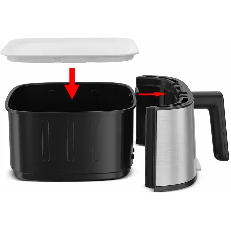 Мультипіч Tefal Easy Fry Silence 1670 Вт сріблясто-чорна (EY552DE0) - фото 3