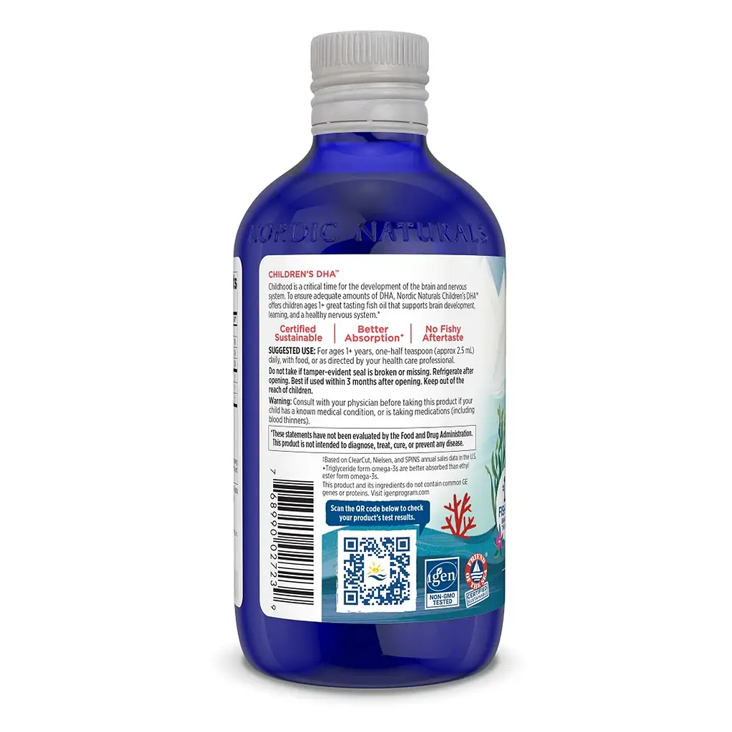 Омега-3 риб'ячий жир Nordic Naturals Children's DHA для серця, мозку та зору 237 мл - фото 2