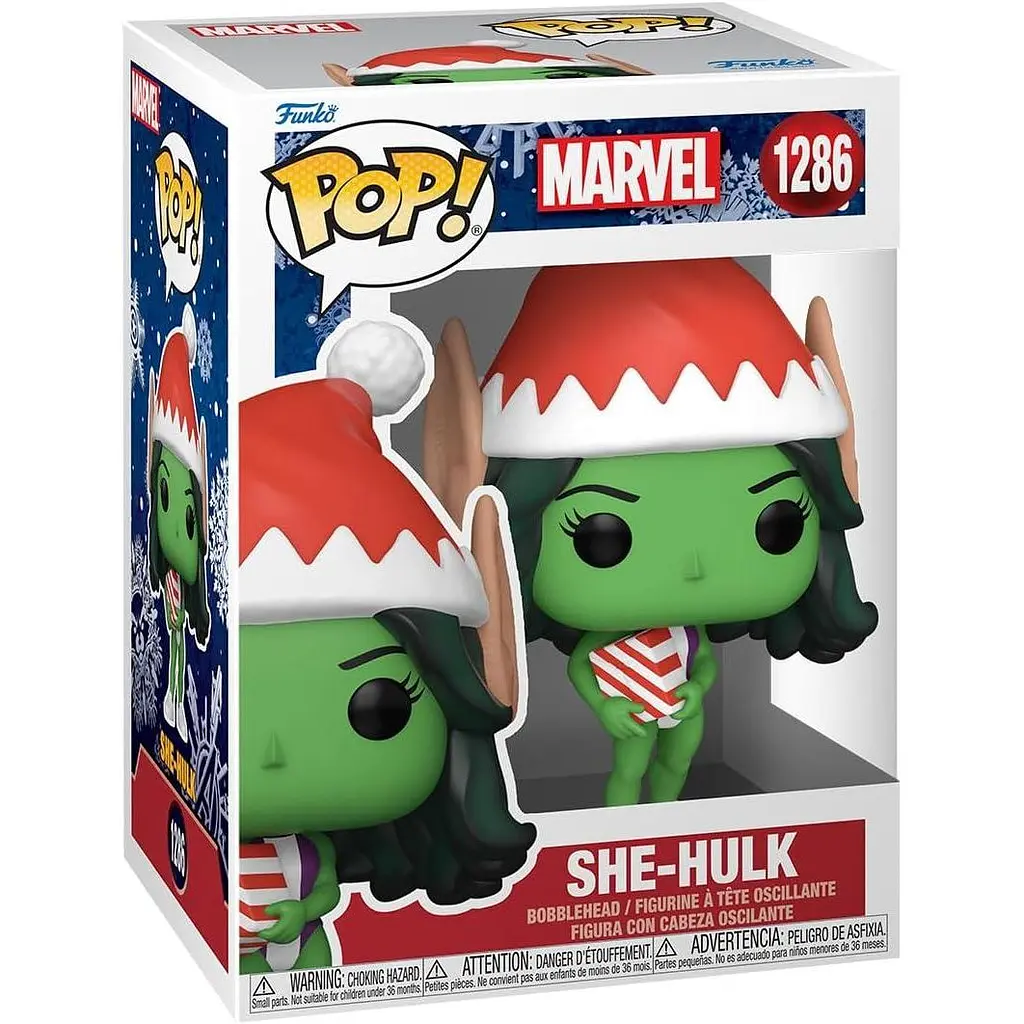 Фігурка Funko Pop Марвел Жінка Халк Marvel Holiday She-Hulk 10 см MH SH 1286 - фото 3