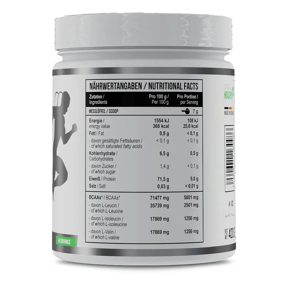 Аминокислота MST BCAA BCAA Instant 420 грамм Холодный персиковый чай - фото 2
