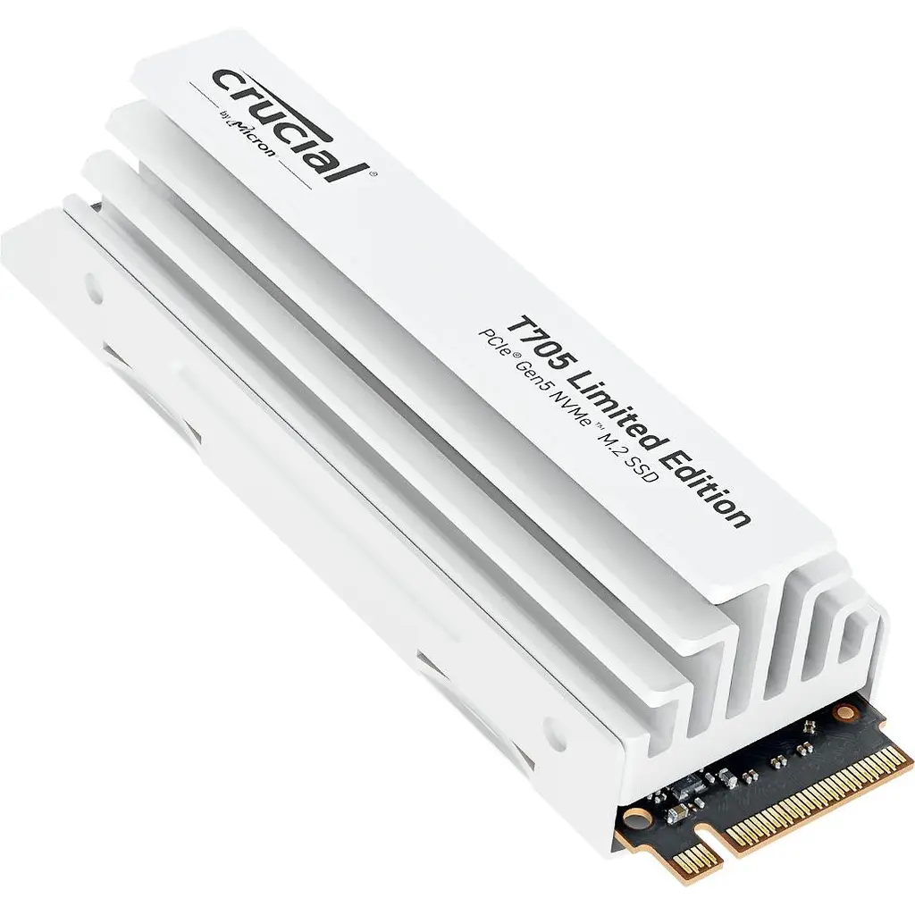 SSD-накопичувач Crucial T705 2 ТБ білий з радіатором M.2 (CT2000T705SSD5A) [175547] - фото 2