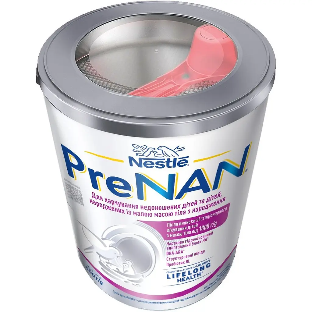 Суміш суха Nestle PreNAN для харчування недоношених дітей та дітей, народжених із малою масою тіла, з народження, 400 г (1267688) - фото 4