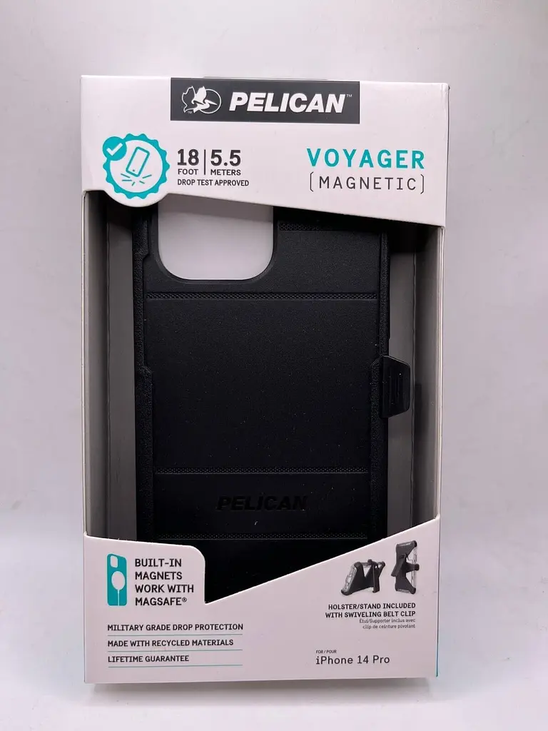Протиударний з кліпсою чохол Pelican Voyager MagSafe для iPhone 14 Pro Black аналог OtterBox Defender - фото 10
