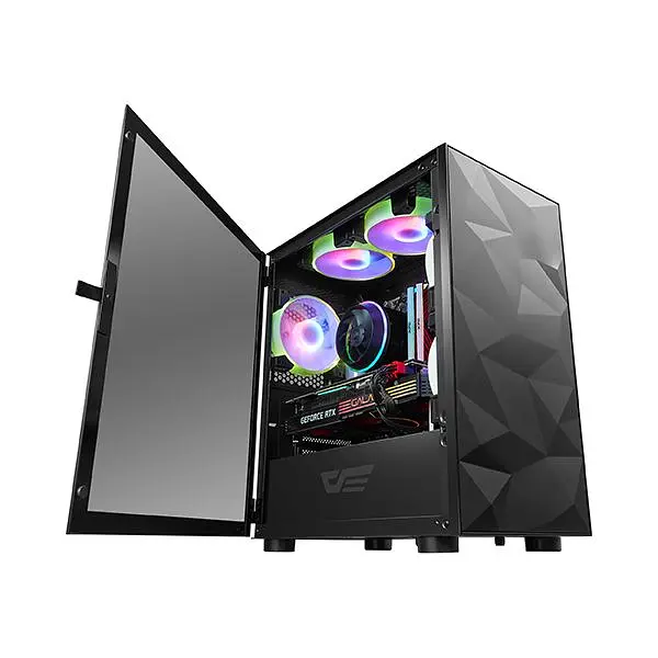 Корпус Darkflash DLM21 BLACK mATX (DLM21 BLACK) Без БП - фото 2