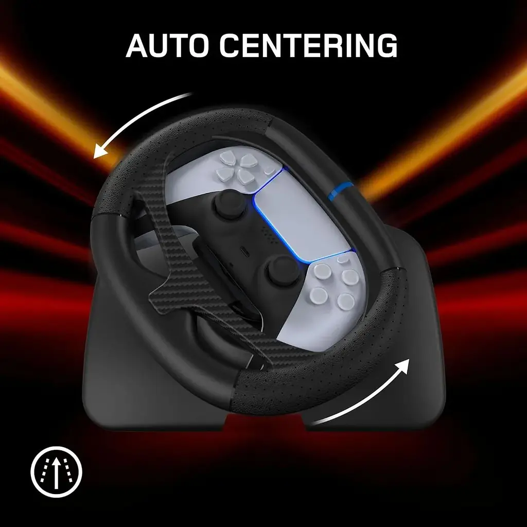 Док-станція Gioteck FR5 Racing Wheel Dock для DualSense і Dual Edge Controller на PS5, ПК і Steam Deck - фото 3