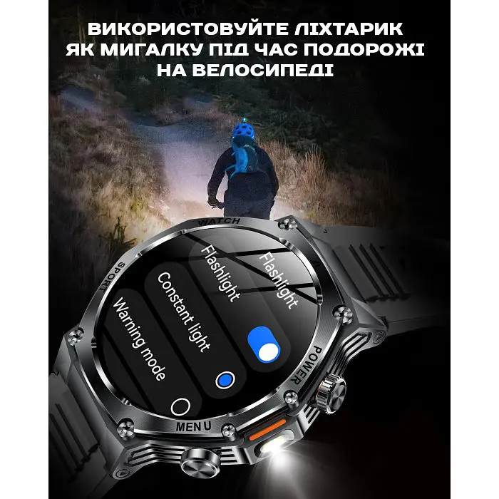Часы Smart Surf X Pro Black Rubber, 2 ремешка - фото 22