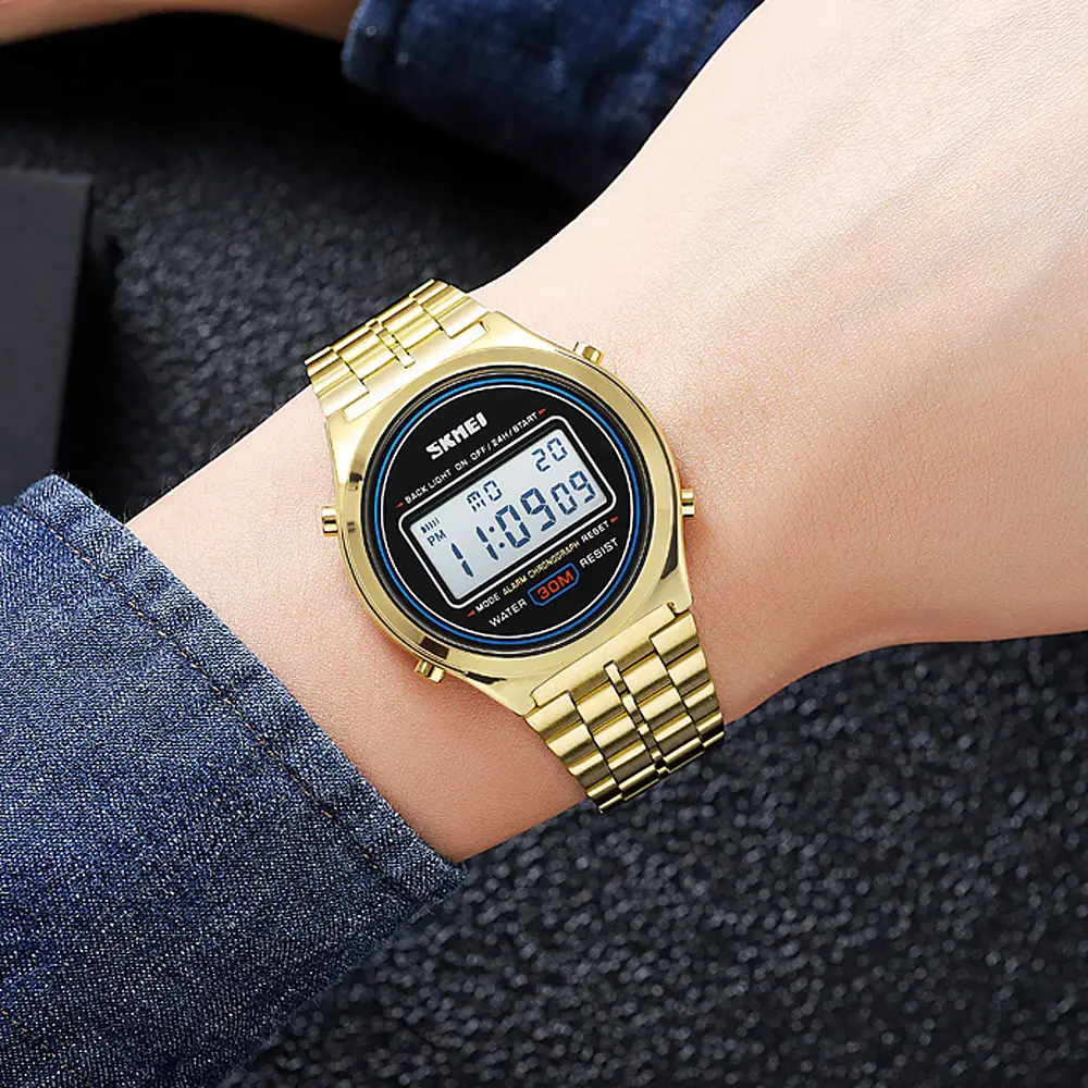 Чоловічий наручний годинник 2146GD Gold Skmei acs0030241 - фото 4