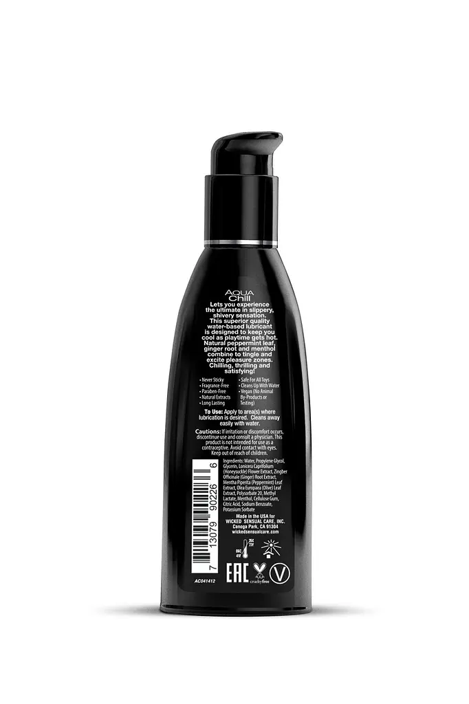 Лубрикант охолоджуючий на водній основі Wicked Aqua Chill 60 ml - фото 2