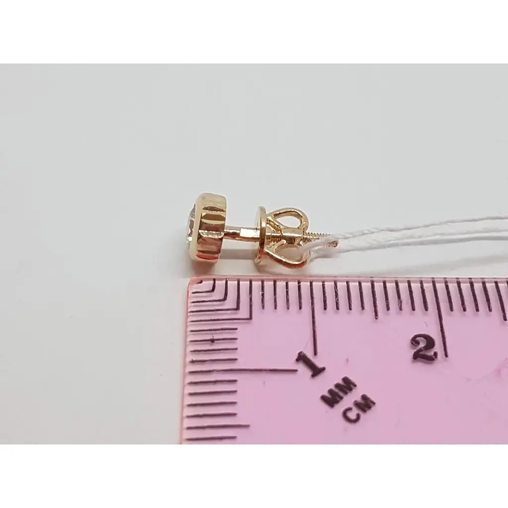 Золотые серьги Favoritum с фианитами. 211893 - фото 4