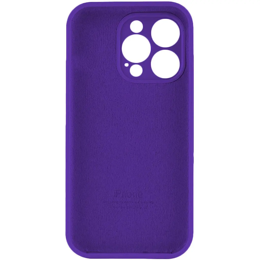 Чехол Silicone Case Camera Protect для Apple iPhone 16 Pro Amethist AA [117073] - фото 3
