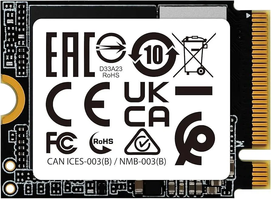 Швидкісний диск SSD 512 GB PCIe 4.0 M.2 2230 ADATA GAMMIX S55 SGAMMIXS55-512G-C - фото 2