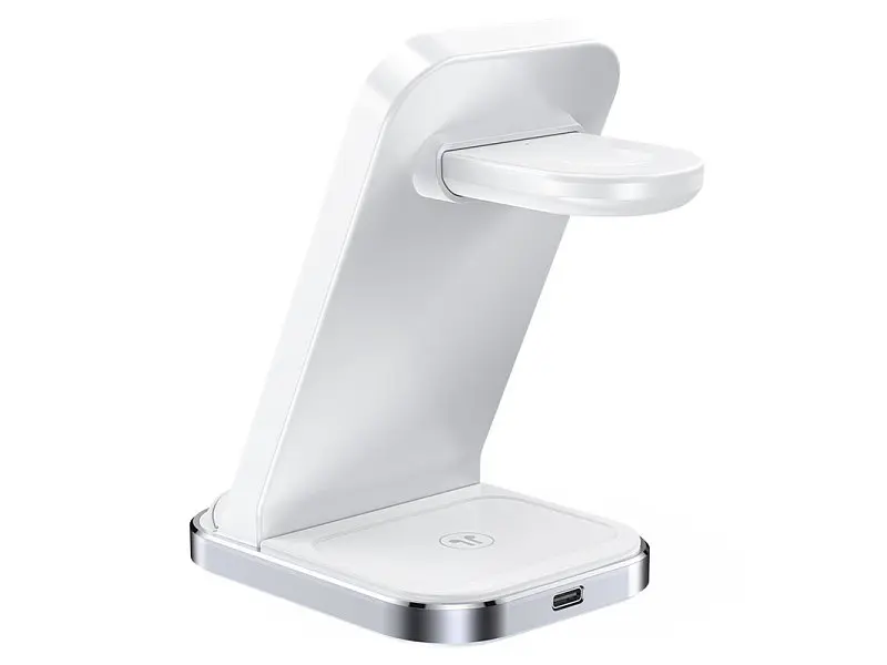 Бездротовий зарядний пристрій Acefast E15 Desktop White (AFE15W) - фото 3
