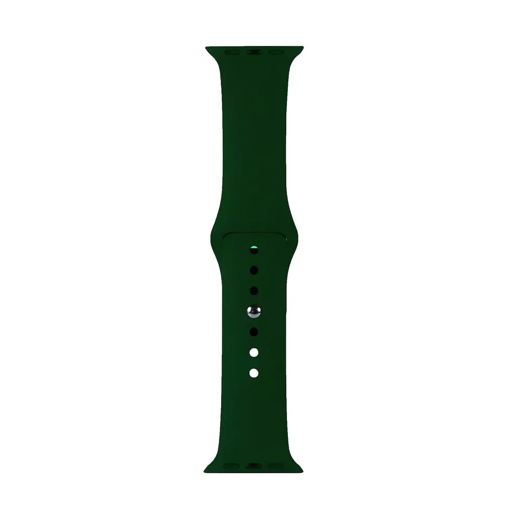 Ремінець Silicone Apple Watch 42/44/45/46/49 мм Pine Forest Green L - фото 2