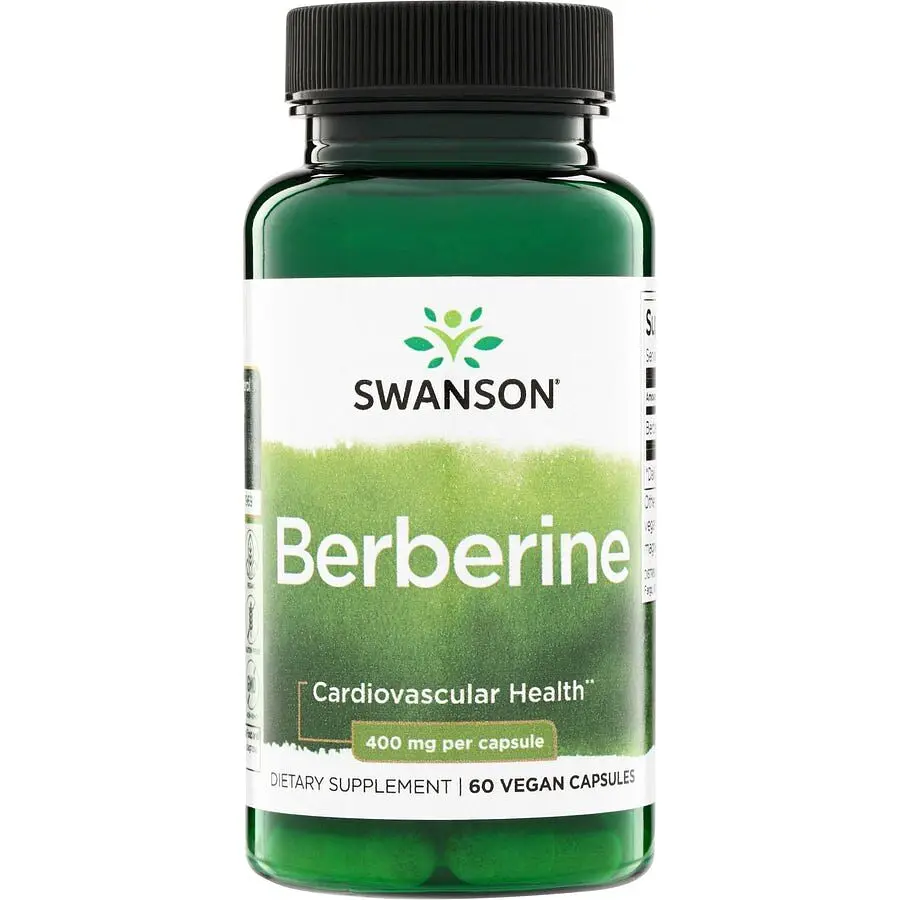 Берберин Swanson Berberine 400 mg, 60 капсул