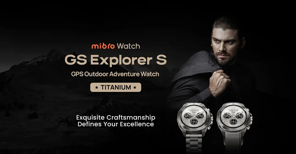 Mibro Смарт-часи GS Explorer S 48мм, 1.32", 466x466, AMOLED, BT 5.3, Dual-band GPS, 10 ATM, суцільний титан - фото 4