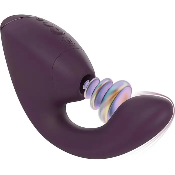Вибратор кролик Womanizer Next Duo (Dark Purple) - фото 4