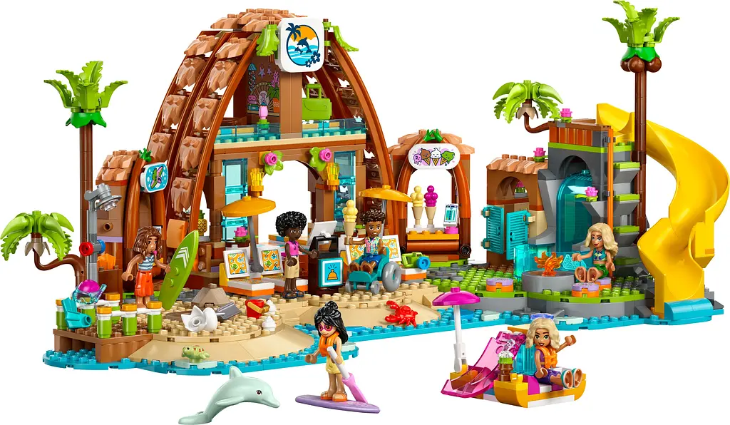 Конструктор LEGO Friends Пляжный курорт для семейного отдыха 1140 деталей (42673) - фото 5