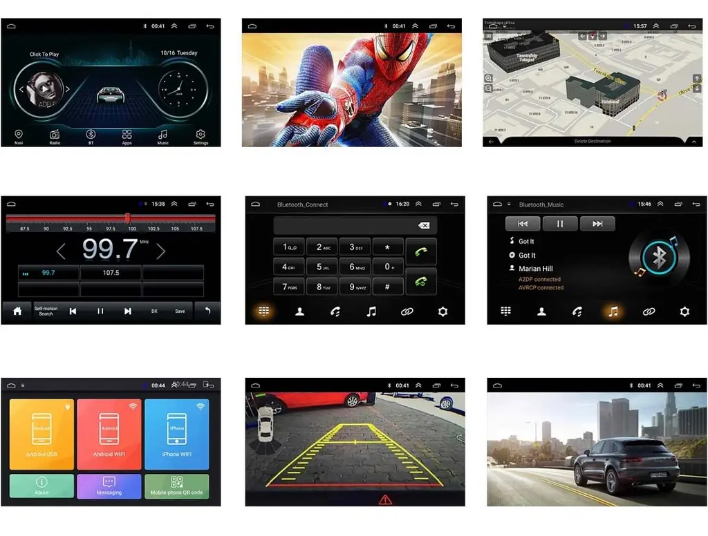 Японська Android 2-din магнітола в авто з GPS, WI-Fi, Bluetooth - фото 7