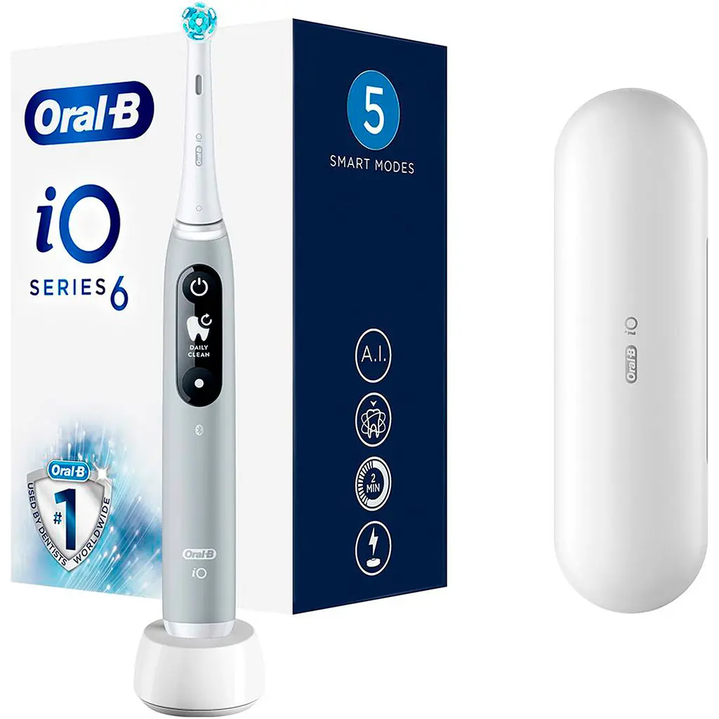 Електрична зубна щітка Oral-B iO Series 6 Grey Opal [123131] - фото 2