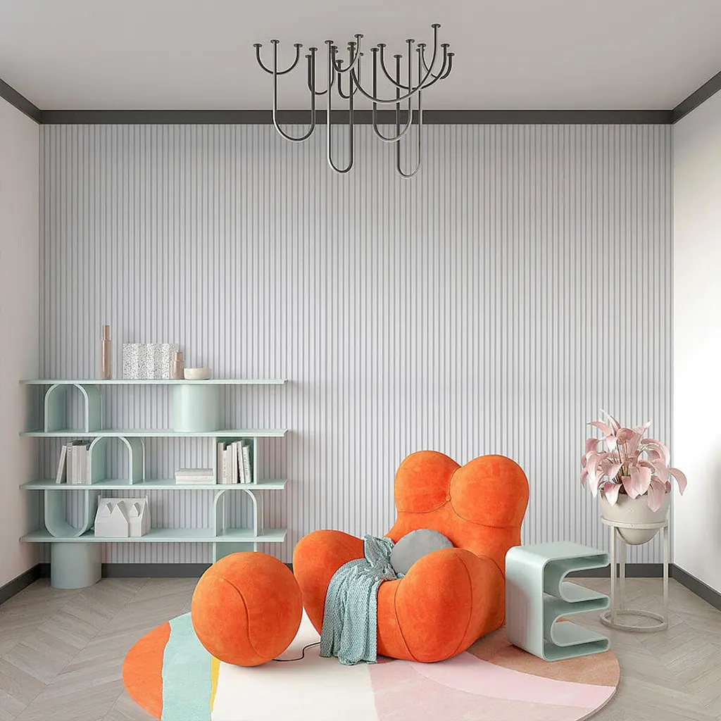 Рейка декоративна Sticker Wall WPC стінова 3000х165х23мм Перламутр SW-00001533 - фото 7