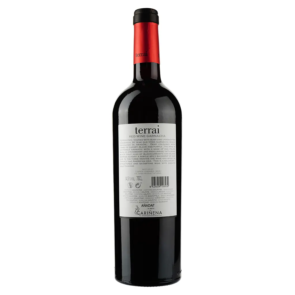 Вино Covinca Terrai OVG, червоне сухе, 14%, 0,75 л (8000014946562) - фото 2