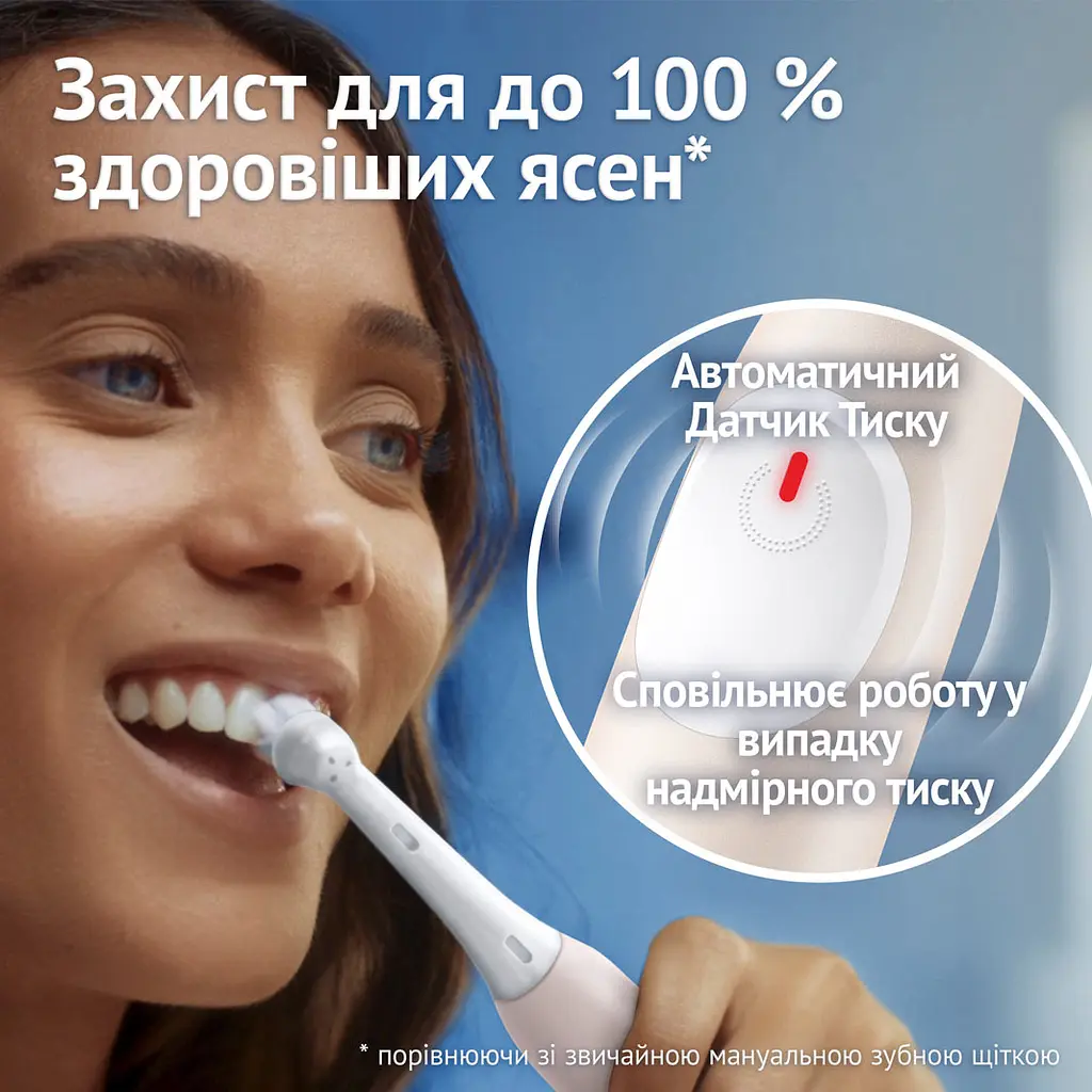 Електрична зубна щітка Oral-B iO 2 ніжно-рожева - фото 5