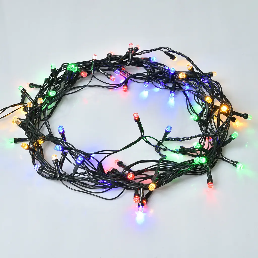 Електрогірлянда Yes! Fun Діамант 8 мм 80 LED 8 режимів миготіння 8 м різнокольорова (975051) - фото 3