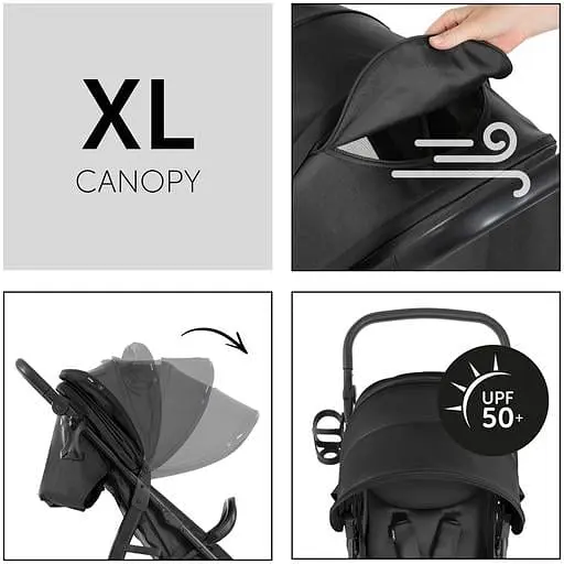 Прогулянкова коляска Hauck Rapid 4D Air Black, чорна (14848-8) - фото 10