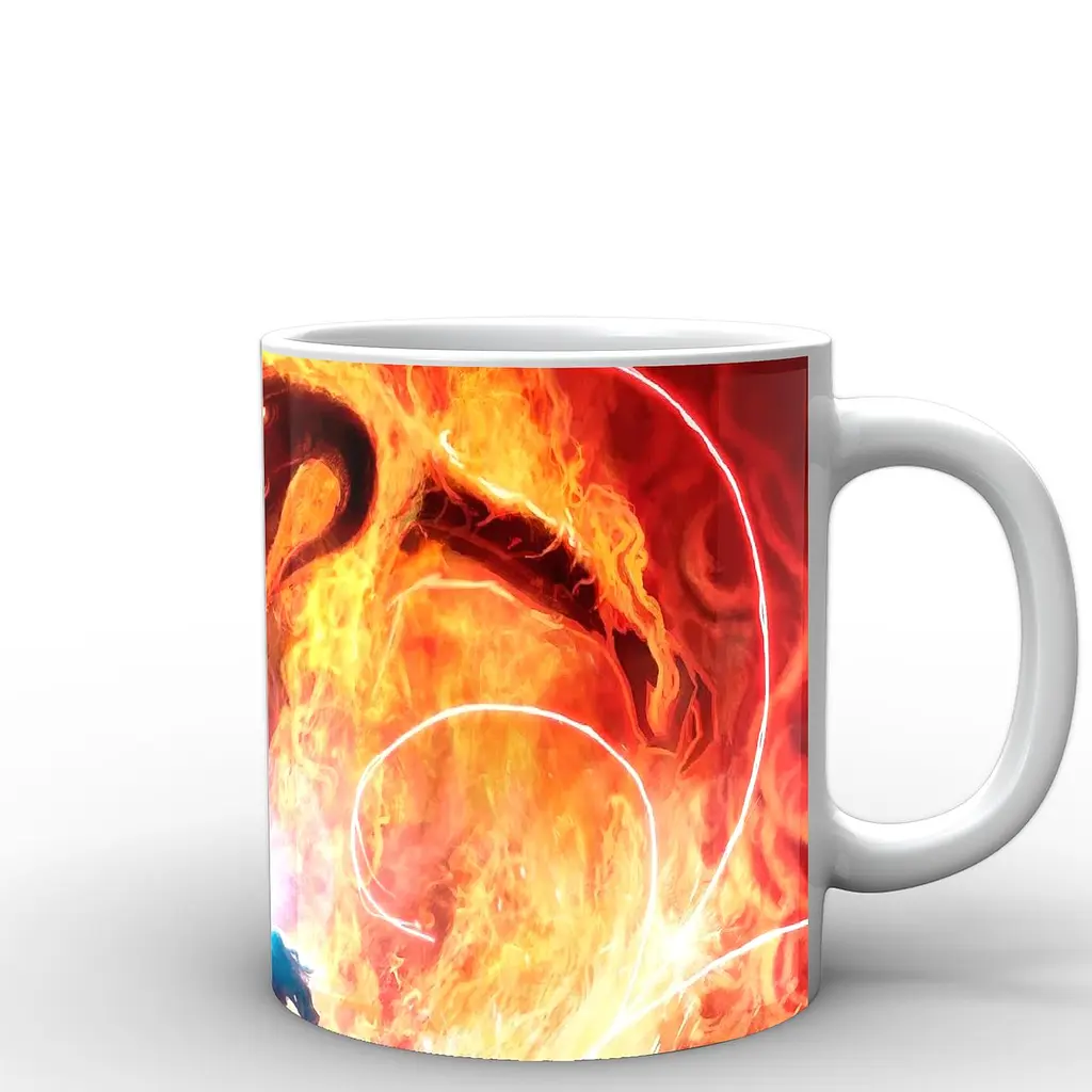 Кухоль GeekLand The Lord of the Rings вогняний демон LR.02.006 330 мл білий - фото 3