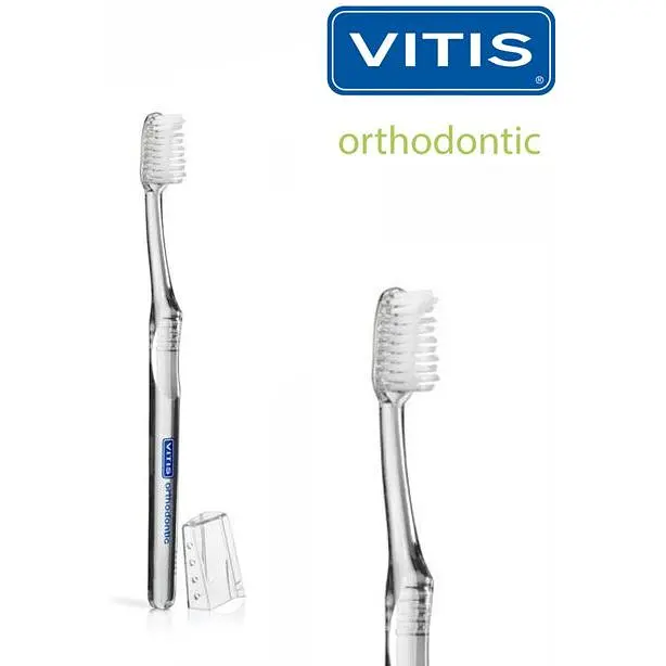 Зубна щітка Vitis Orthodontic Access + Vitis Orthodontic зубна паста 15 мл прозора  - фото 4