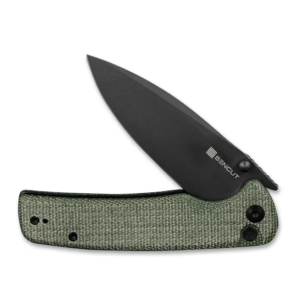 Ніж Sencut Sachse Blackwash Olive Micarta (S21007-2) - фото 6