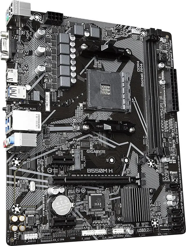Материнська плата Gigabyte B550M H Socket AM4 (B550M H) Б/В