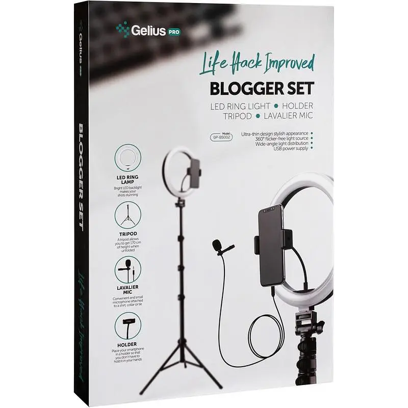 Комплект блоггера 5 в 1 Gelius Blogger Set Life Hack Improved GP-BS002 - фото 8