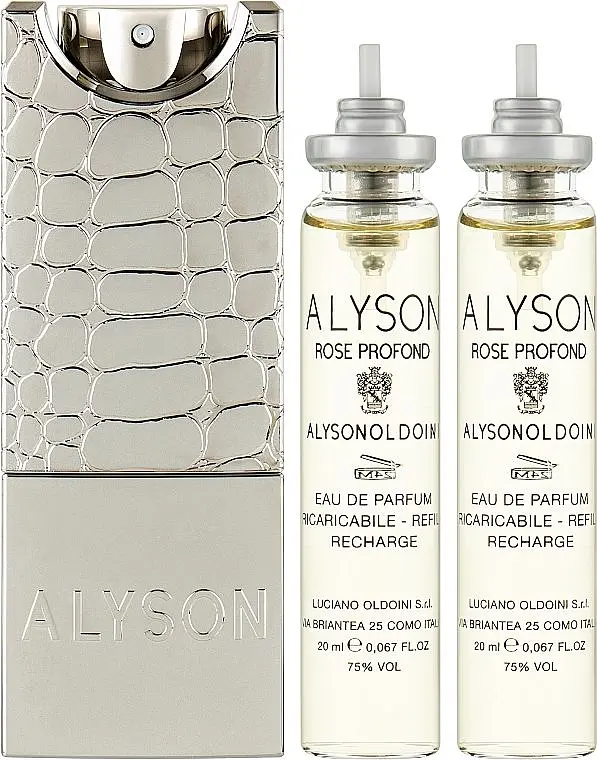 Оригінал Набір Alyson Oldoini Rose Profond (edp 3 x 20ml + case) - фото 3